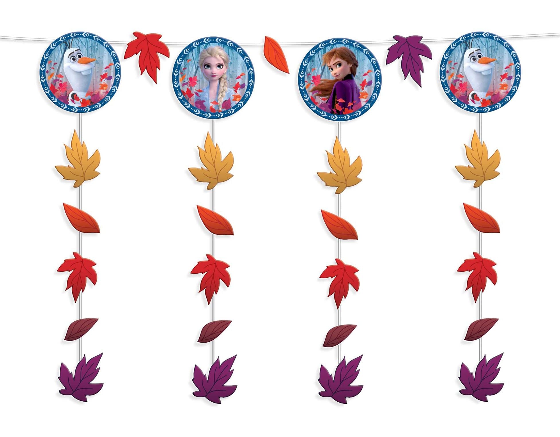Disney Frozen Garland Banner, Blue/Orange, 12-foot