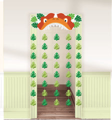 Dino-Mite Dinosaur Doorway Curtain, Green, 39 inch x 77 inch