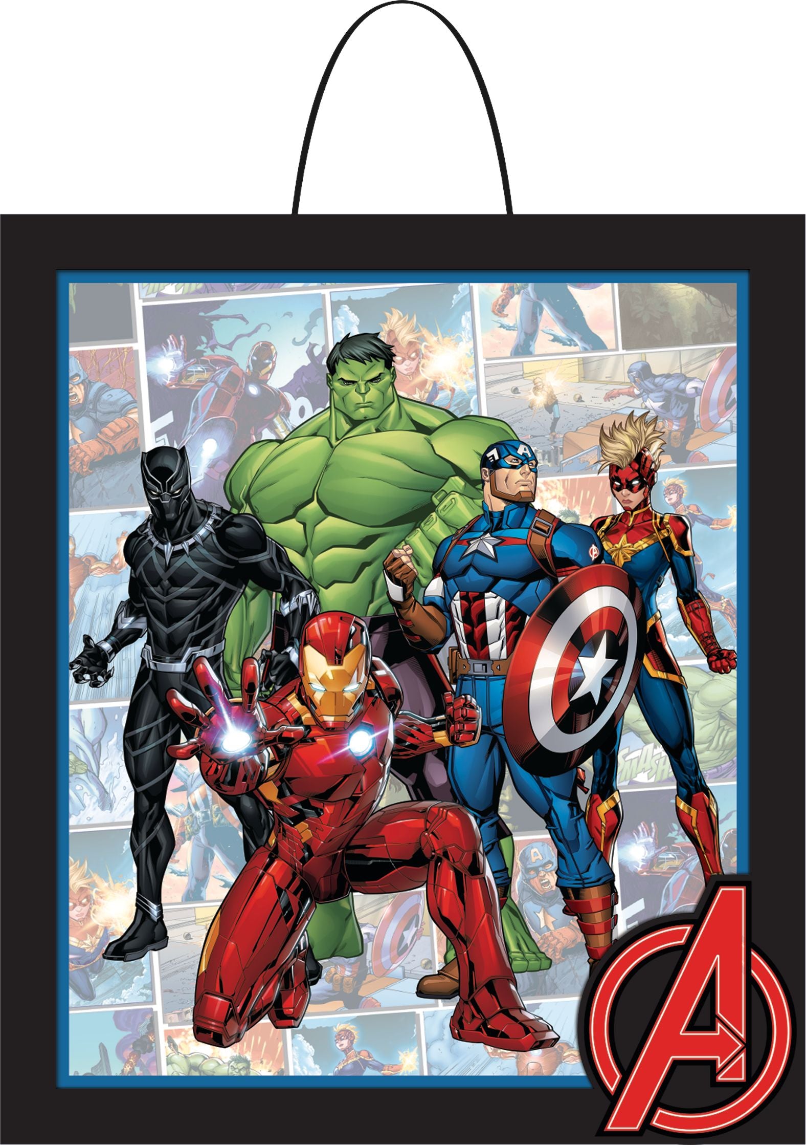 Disney Marvel Avengers Scene Setter, Red/Blue, 15 inch, 10-pk