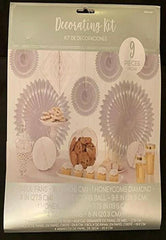 Elegant Black Paper Decorating Kit