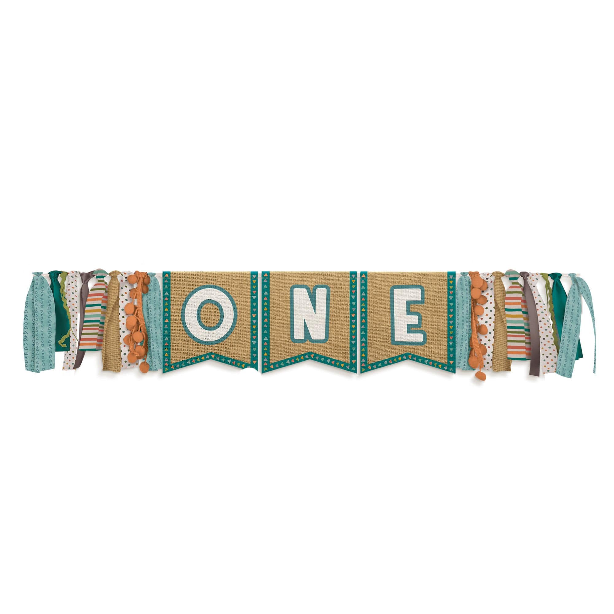 Wilderness High Chair Sign Decoration, Teal, 38 inch