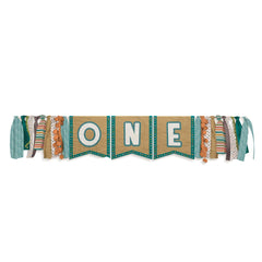Wilderness High Chair Sign Decoration, Teal, 38 inch