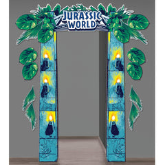 Jurassic World Doorway Curtain Decoration, Green/Blue, 27.6-inch