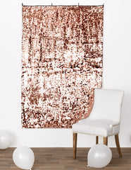 Rose Gold Sequin Scene Setter Backdrop, 6.6-inch