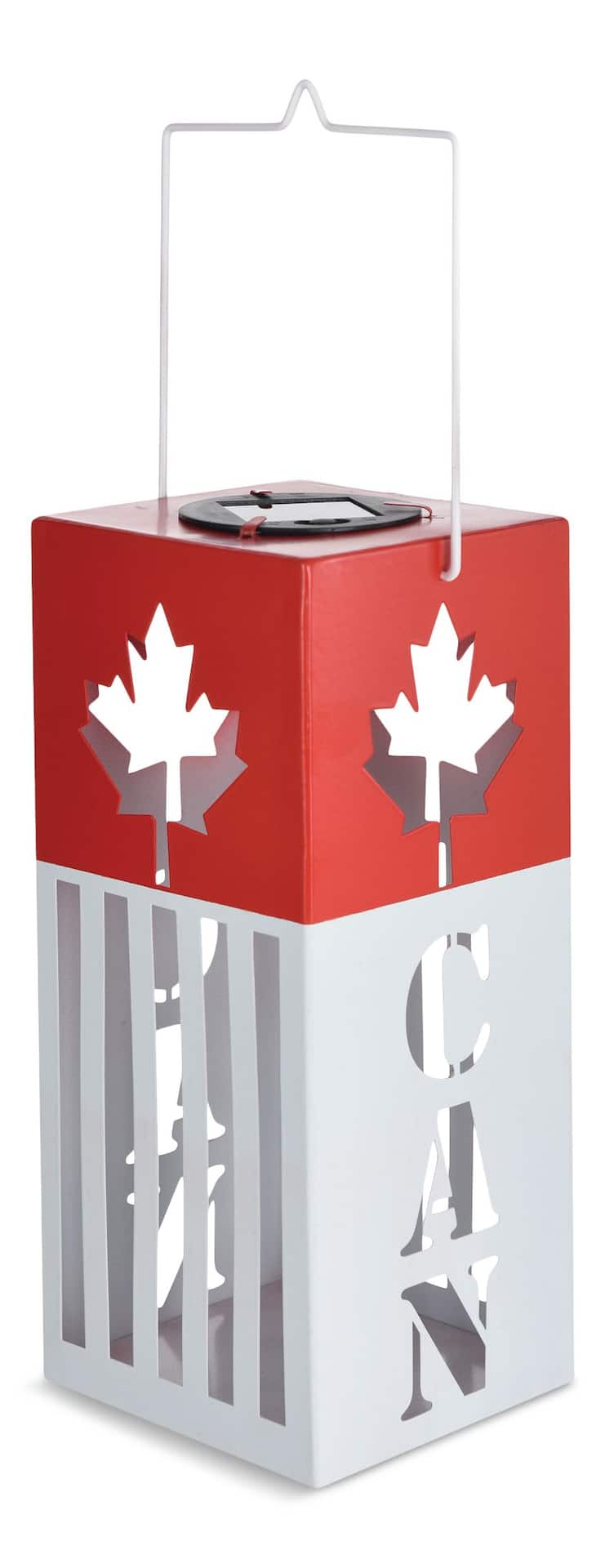 Canada Day Solar Lantern