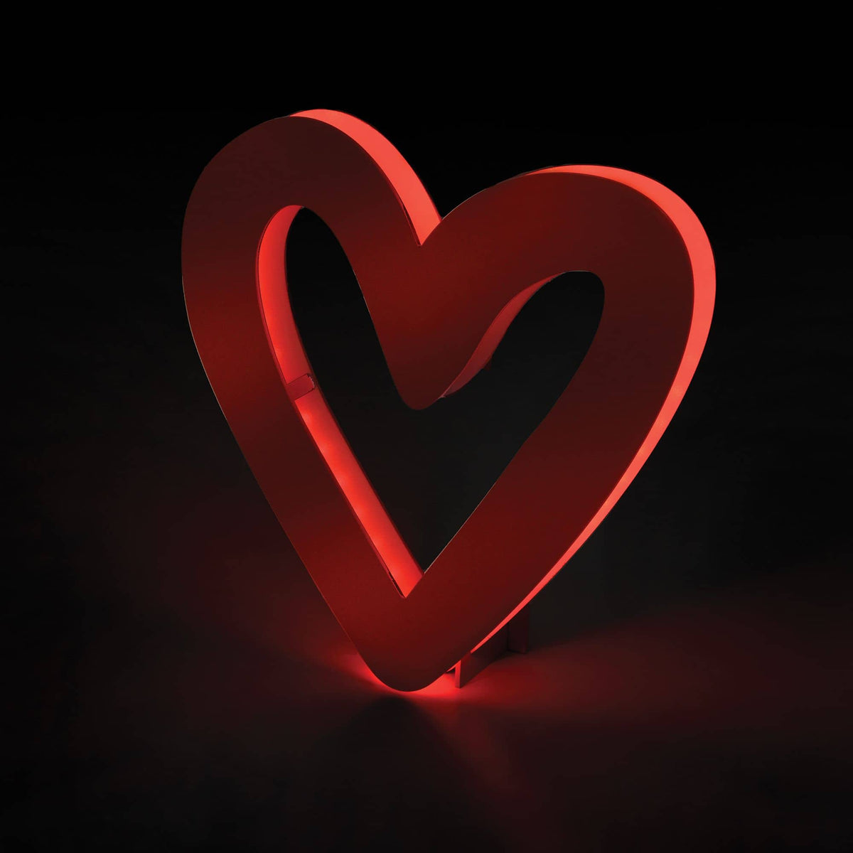Valentines Heart Hanging MDF LED Sign