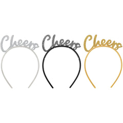 New Year' Plastic Headband, 6-ct