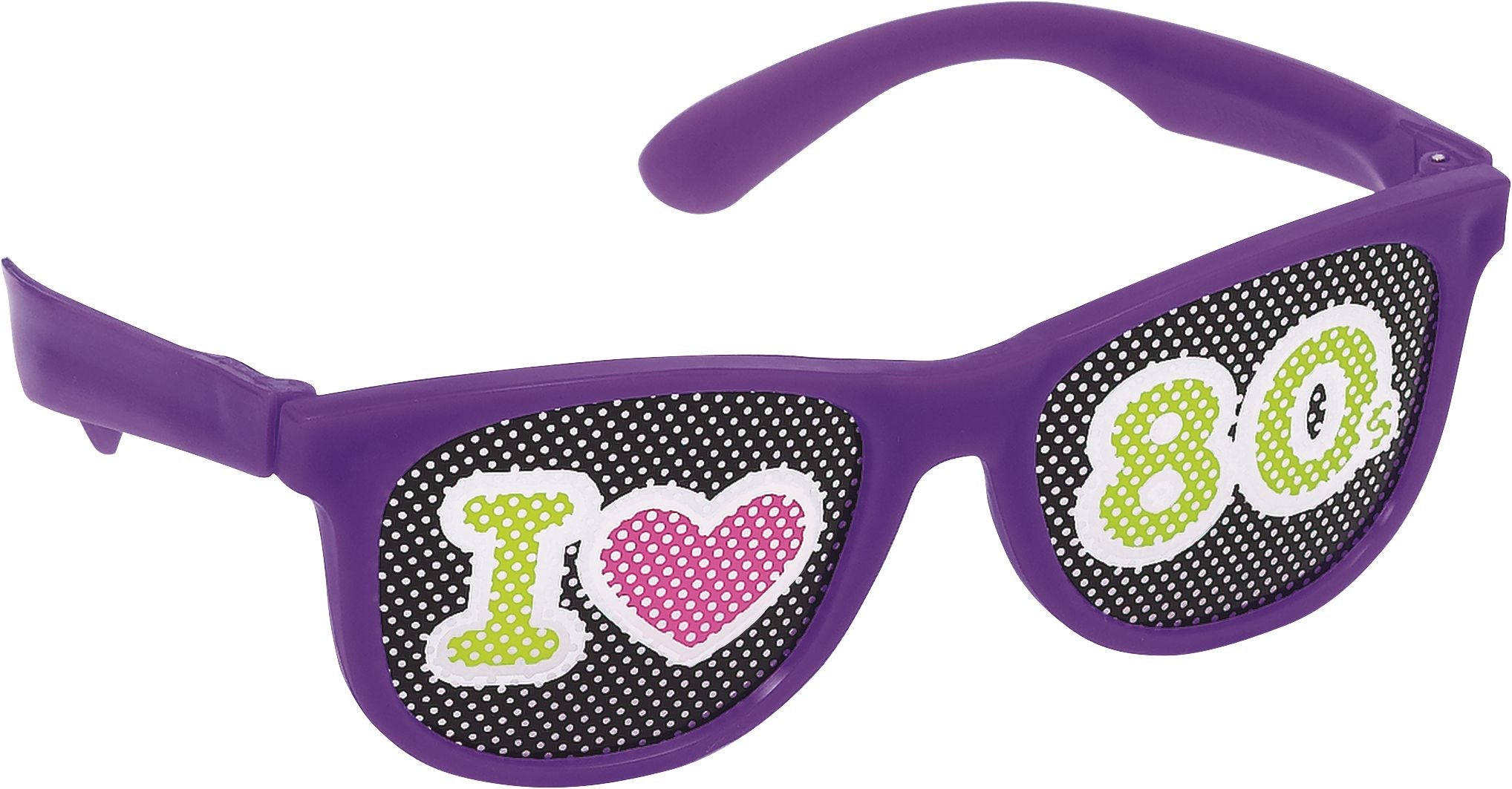 Totally 80s Printed Glasses, 10-pk
