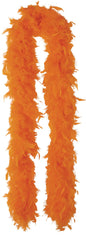 Vibrant Orange Feather Boa, 72 inch, Costume Accessory
