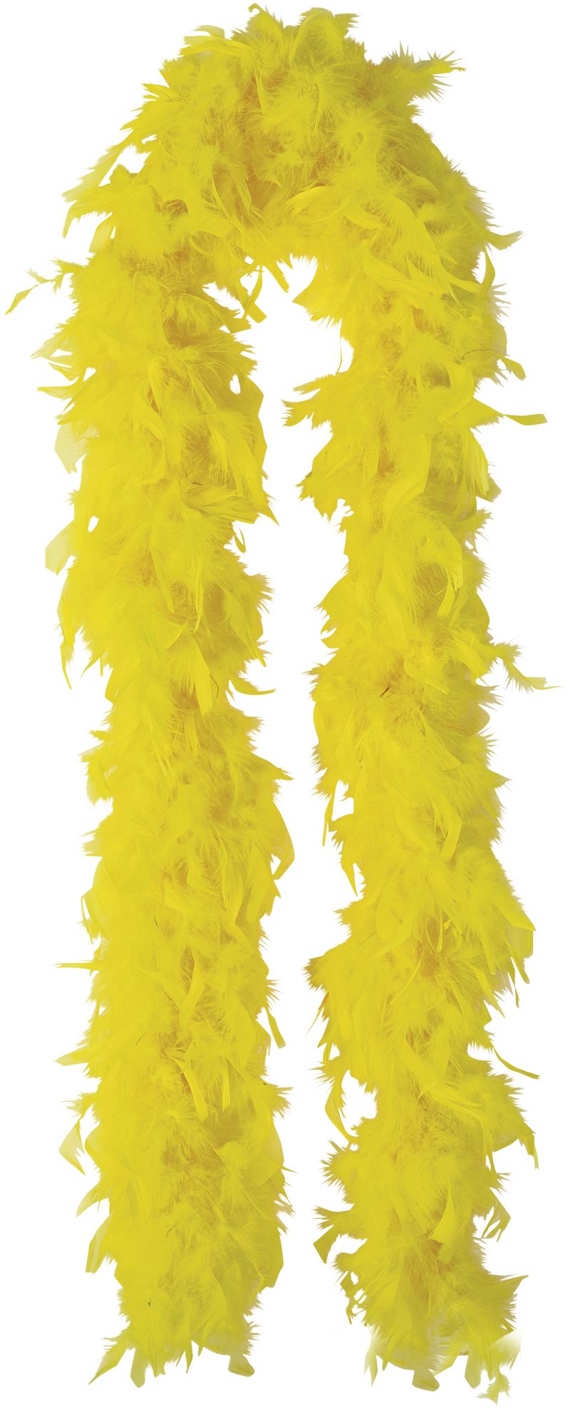 Yellow Feather Boa, 72 inch