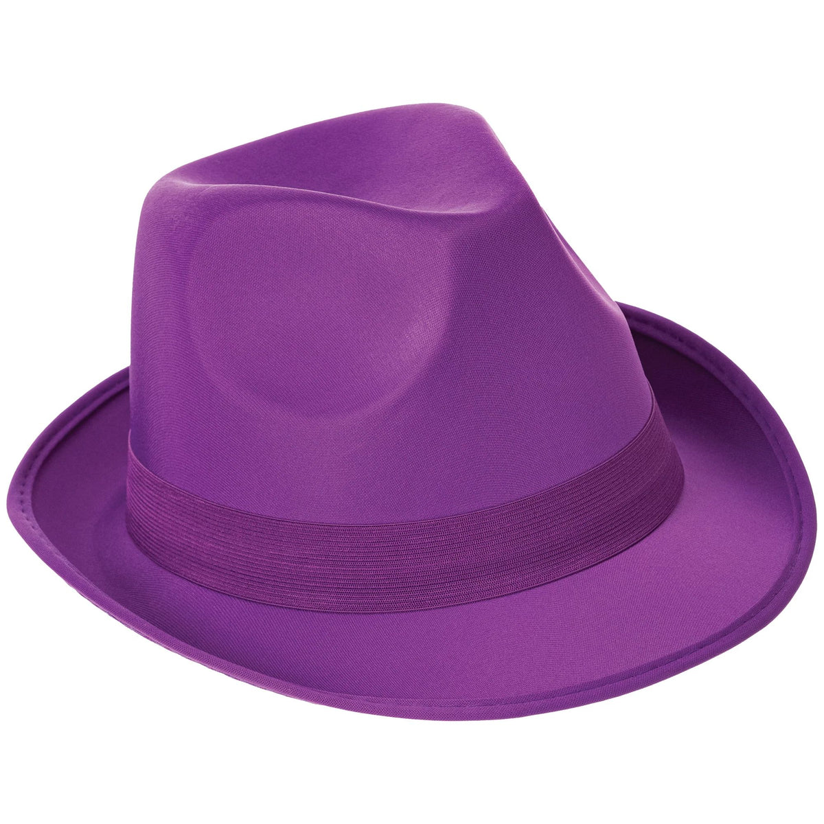 Purple Team Spirit Fedora Hat