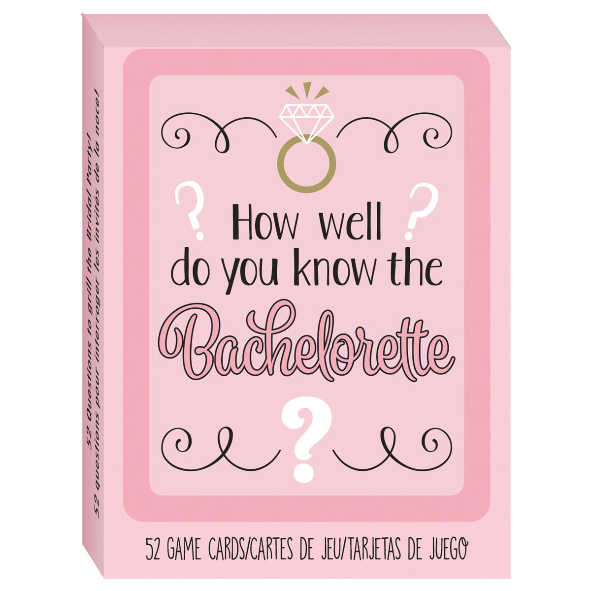 How Well Do You Know The Bachelorette Card Game, Pink, 52-pk