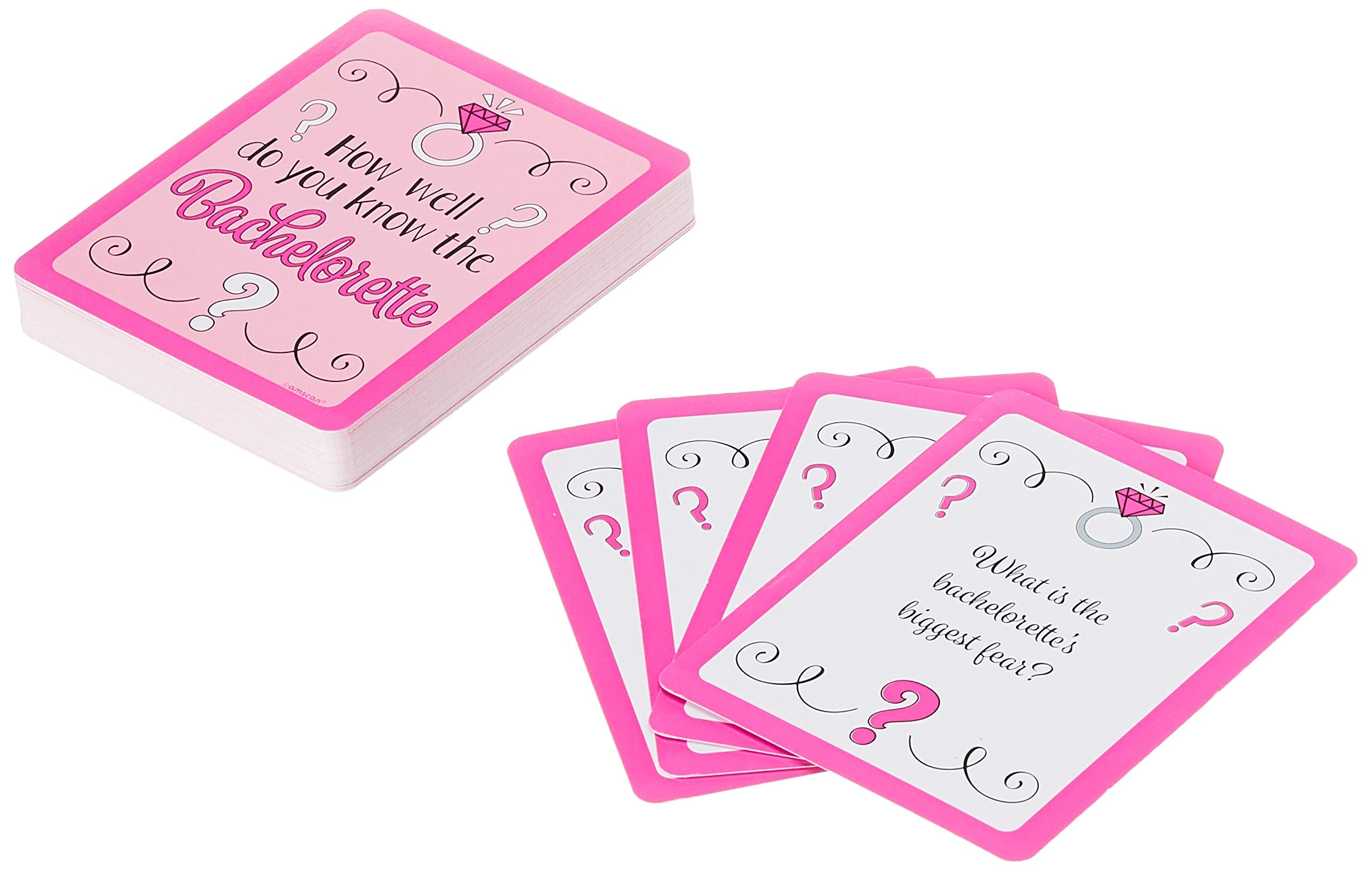 How Well Do You Know The Bachelorette Card Game, Pink, 52-pk