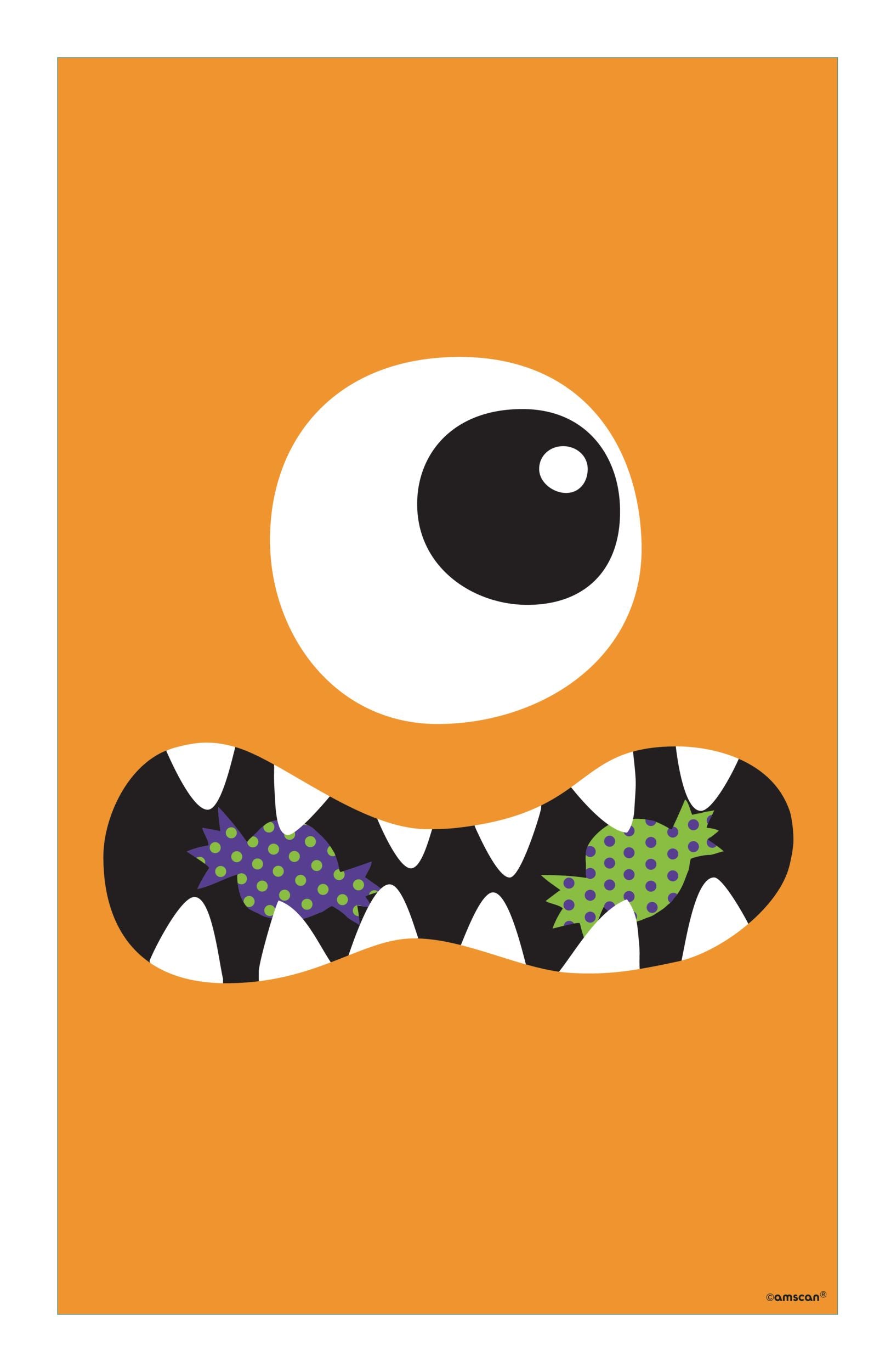 Monster Potato Sacks, Green/Orange/Purple, 41-in, 6-pk