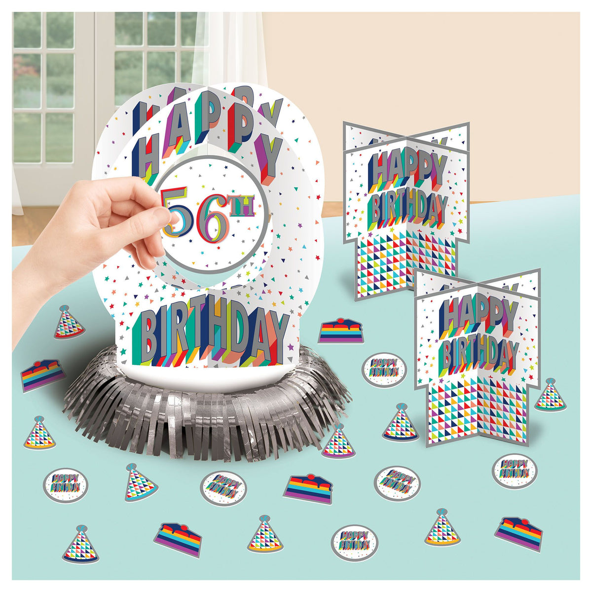 Here's to Your Birthday Table Decorating Kit, 51-pc