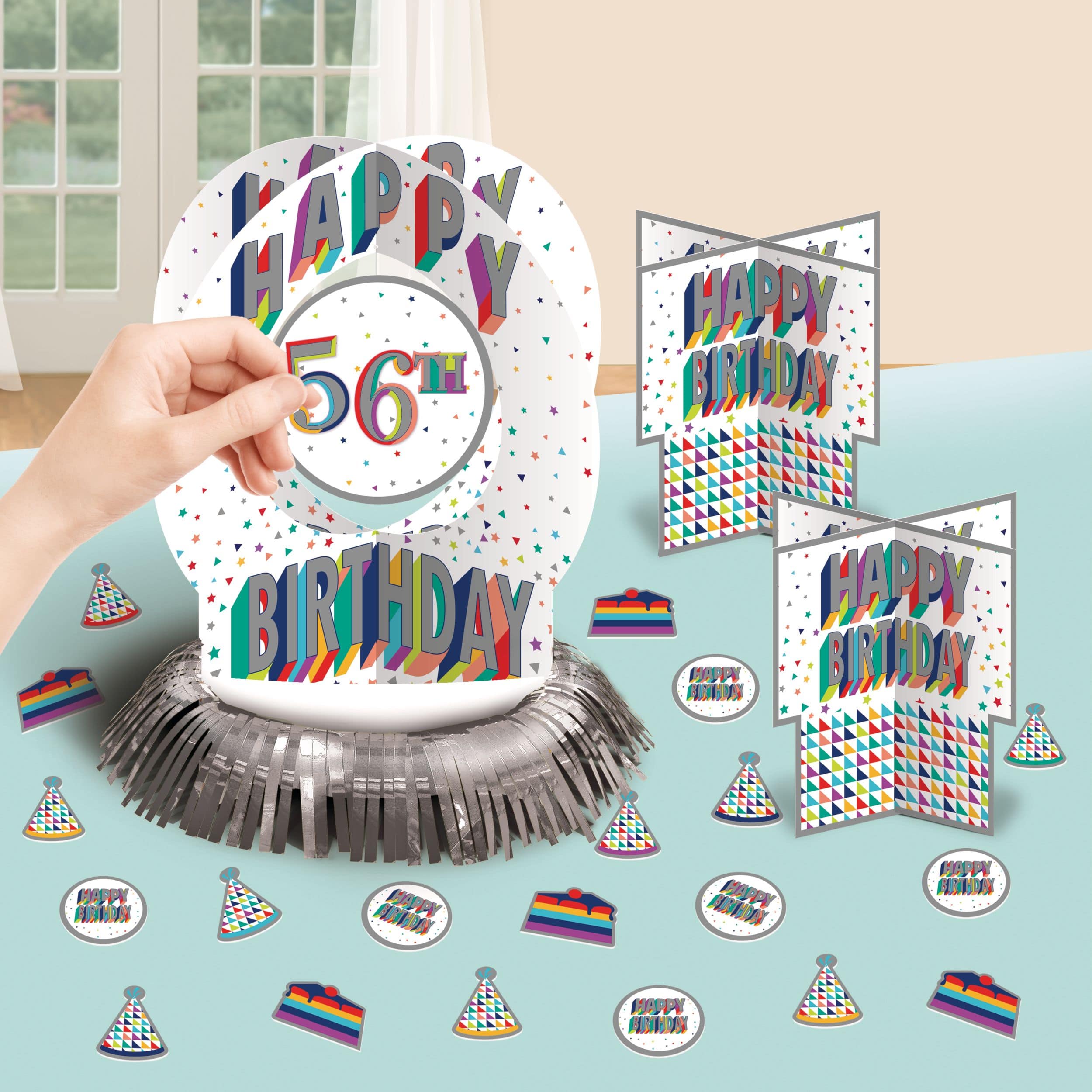 Here's to Your Birthday Table Decorating Kit, 51-pc