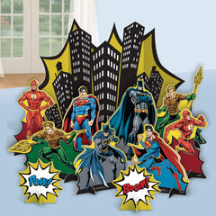 DC Justice League Table Decorating Kit, 13.5 inch, 4-pk