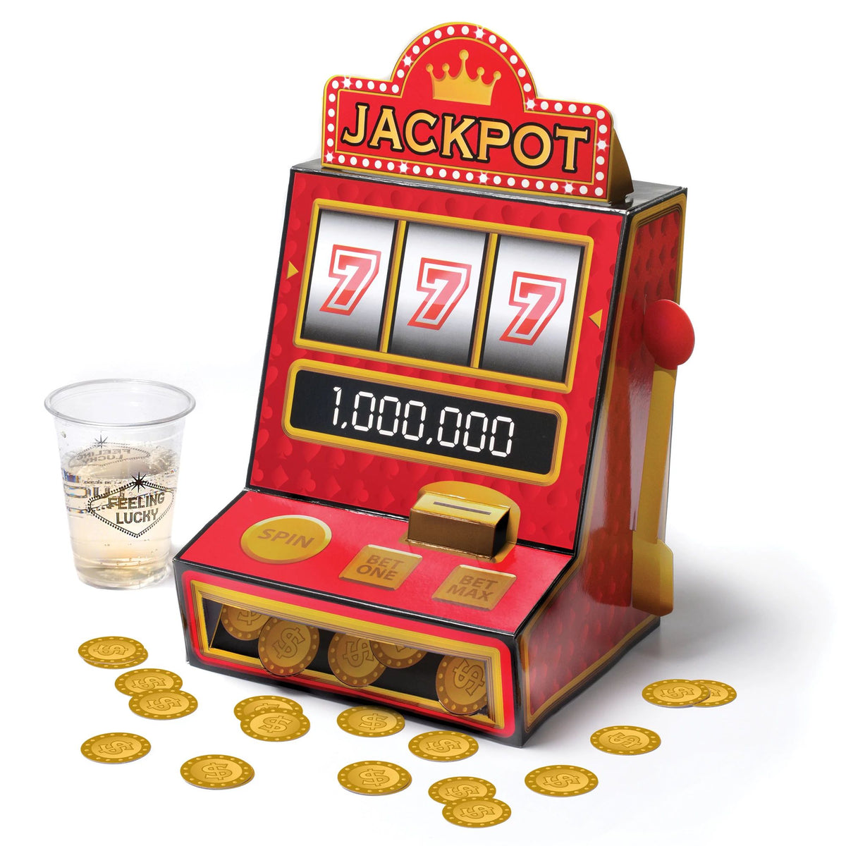 Casino Slot Machine Table Decoration Kit