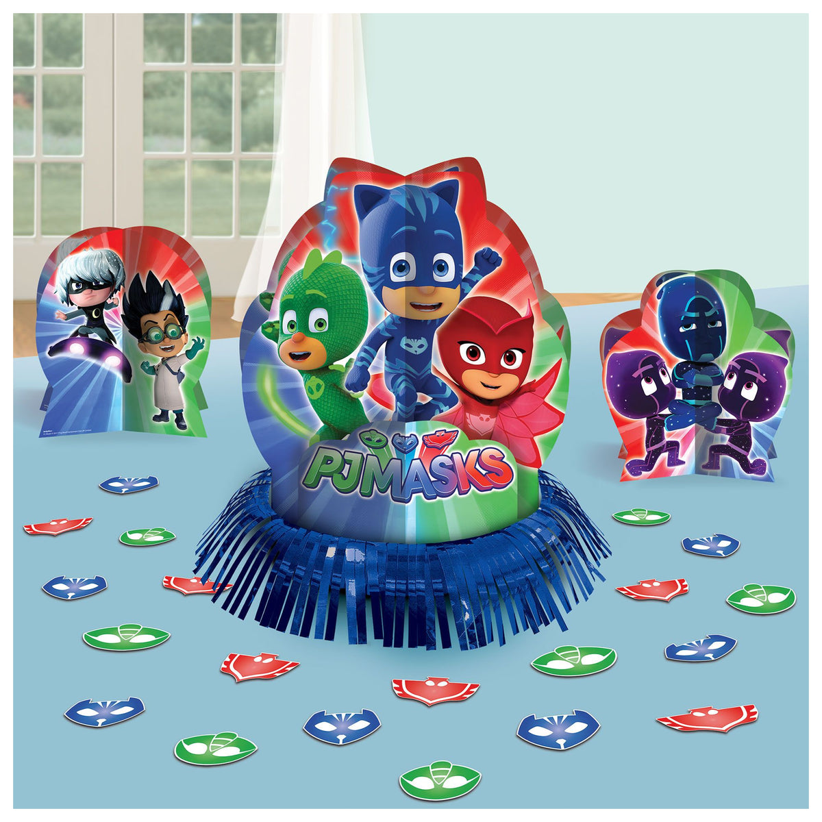 PJ Masks Table Decorating Kit, 12.5-inch, 23-pk