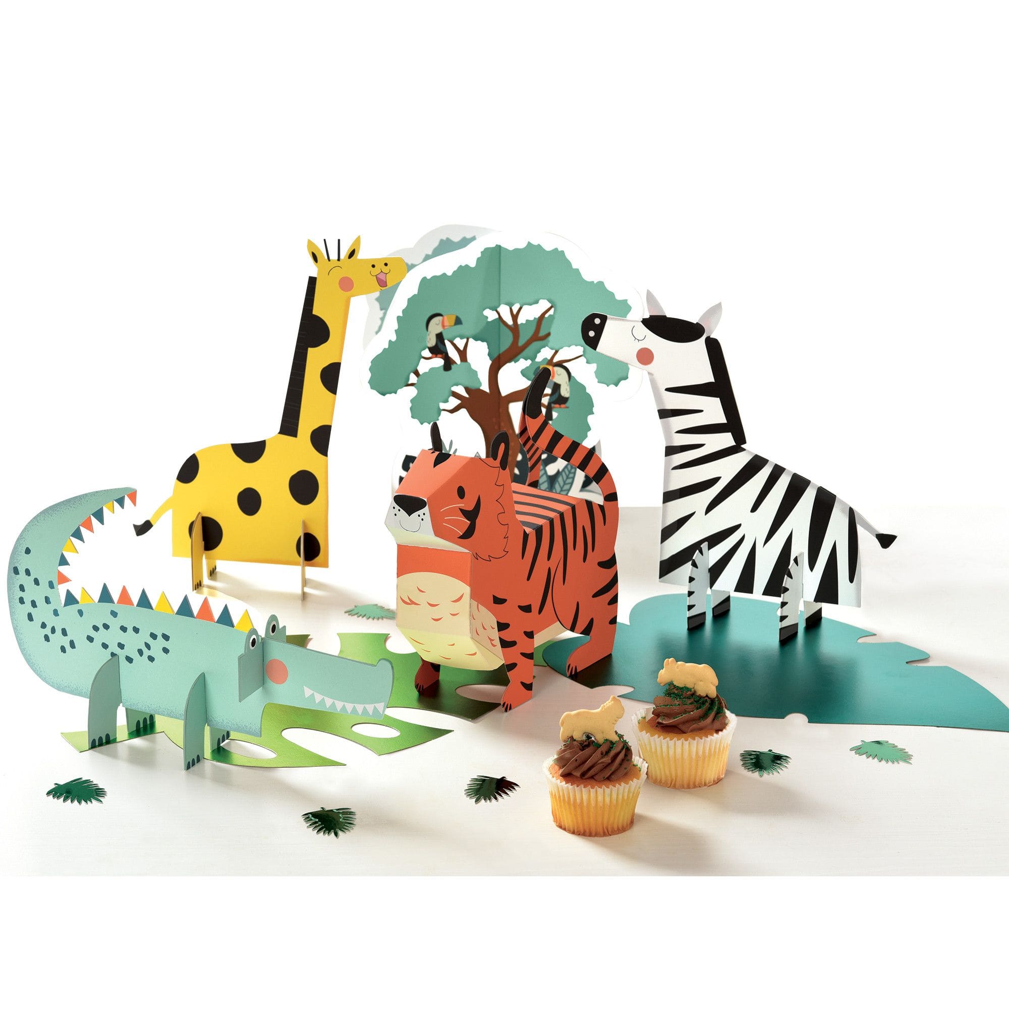 Get Wild Table Decorating Kit Centerpieces, 12-inch, 5-pk