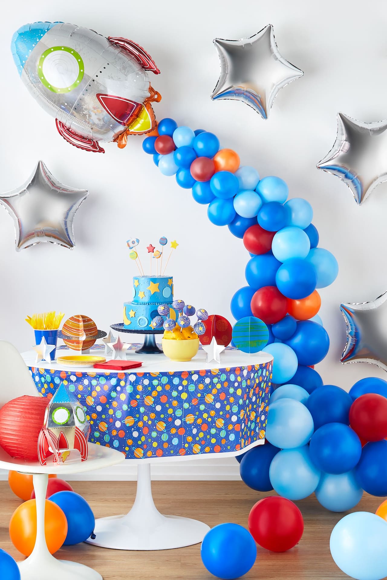 Blast Off Table Decorating Kit, Centerpieces, 11.5 inch, 26-pk
