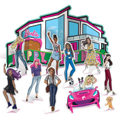 Barbie Sign Table Centerpiece, Pink, 16.5-inch, 12-pk