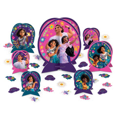 Disney Encanto Table Decorating Kit, Purple/Pink, 13-inch, 31-pk