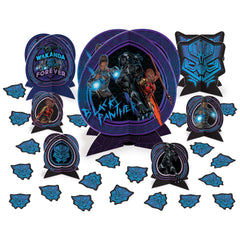 Marvel Black Panther Table Decorating Kit, 13.75-inch, 27-pk