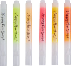 Happy New Year Glow Stick Whistle Necklaces, One Size, 6-pk