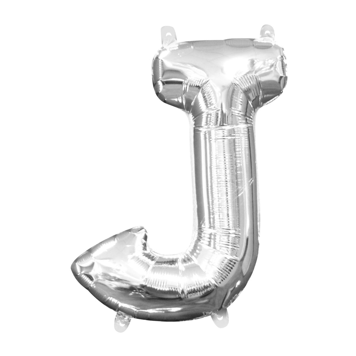 Silver Foil Letter "J" Balloon