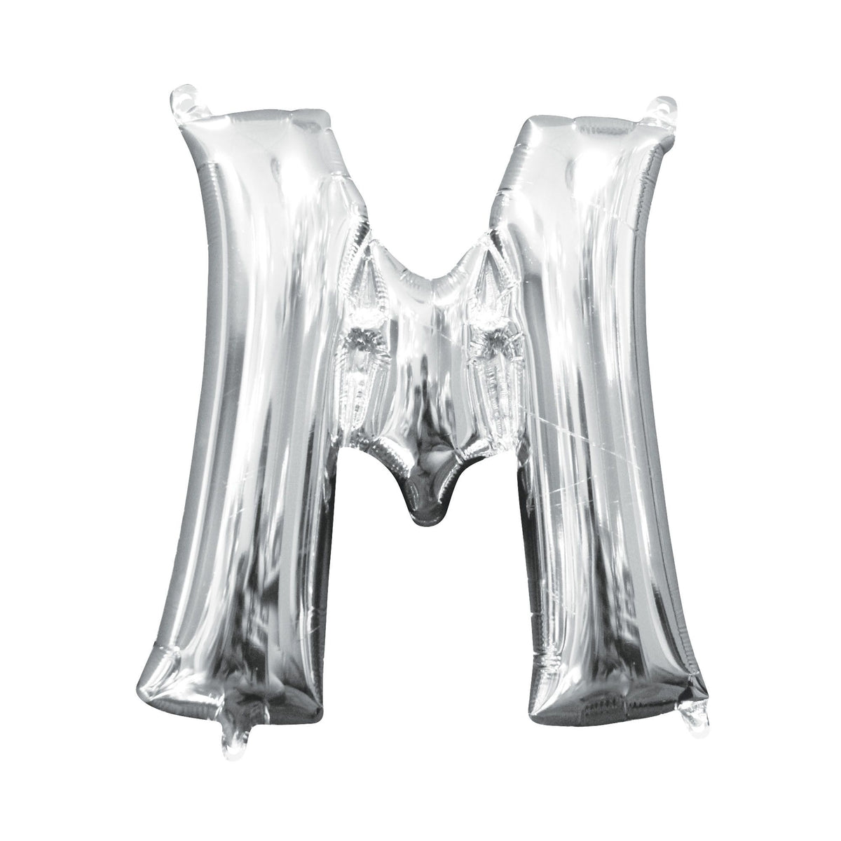 Silver Foil Letter M Balloon