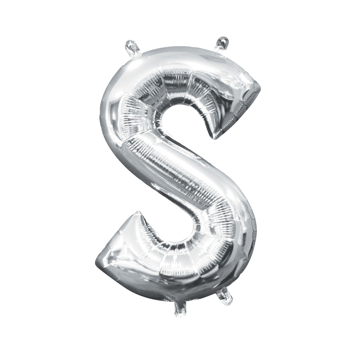 Silver Foil Letter S Balloon