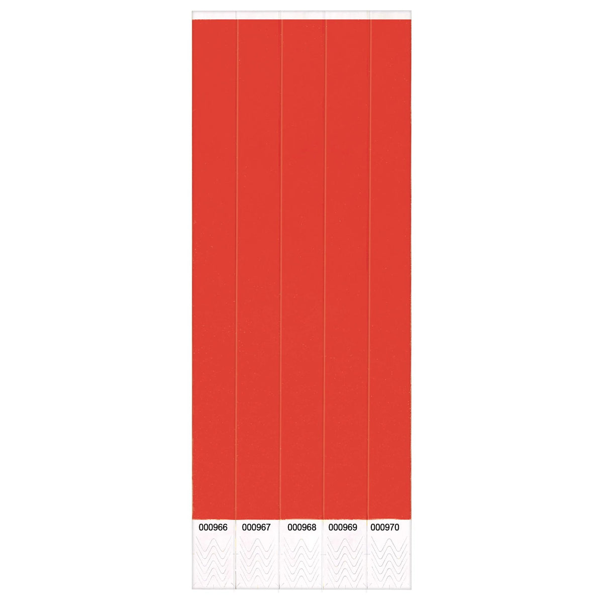 Solid Red Wristbands - 250 Count