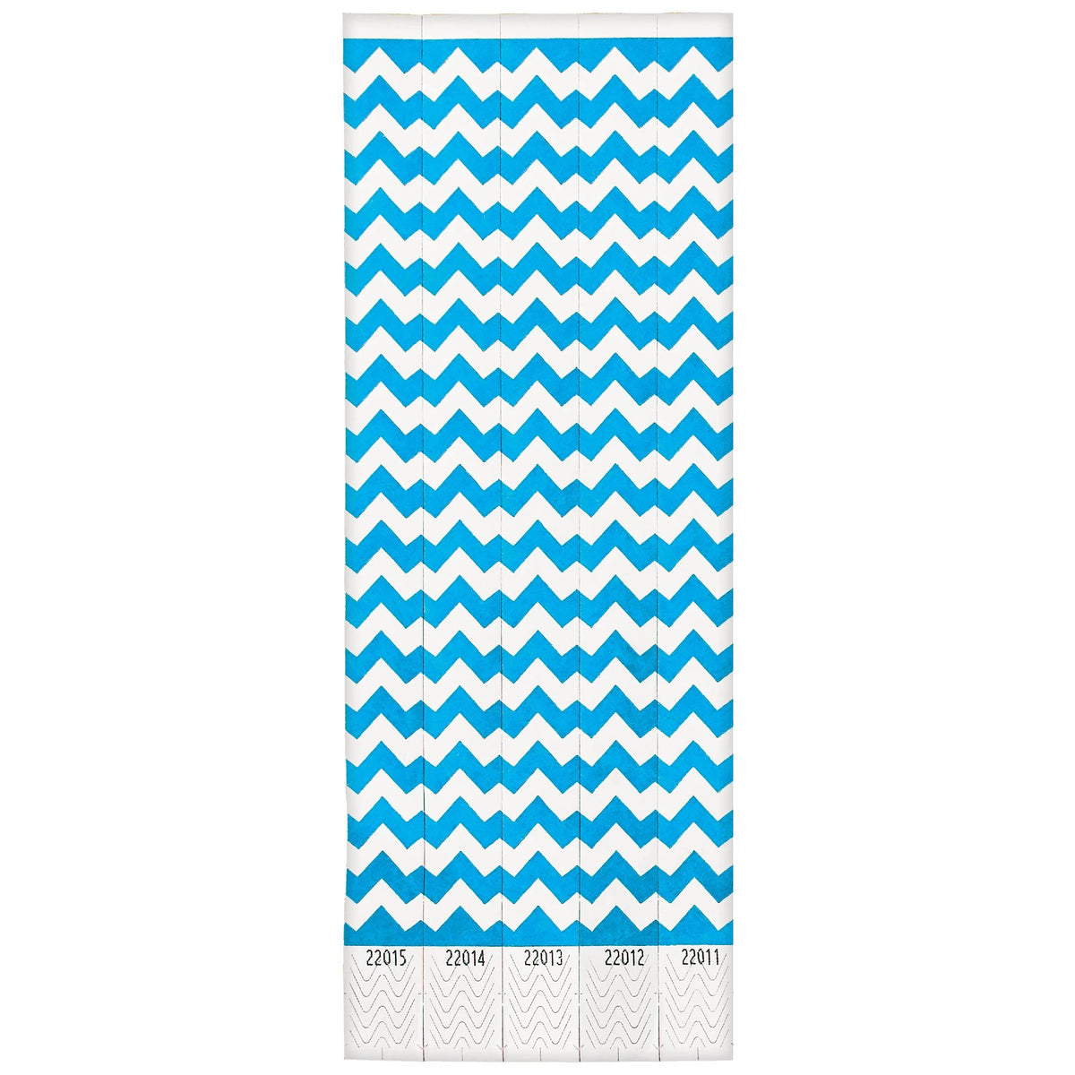 Chevron Waterproof Wristbands, 10-inch, 500-pk
