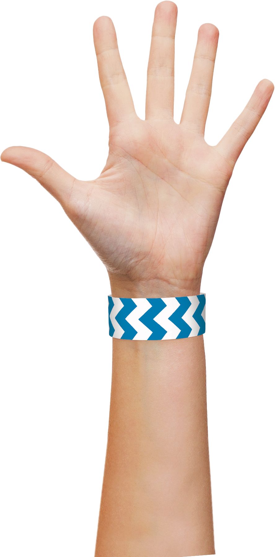 Chevron Waterproof Wristbands, 10-inch, 500-pk