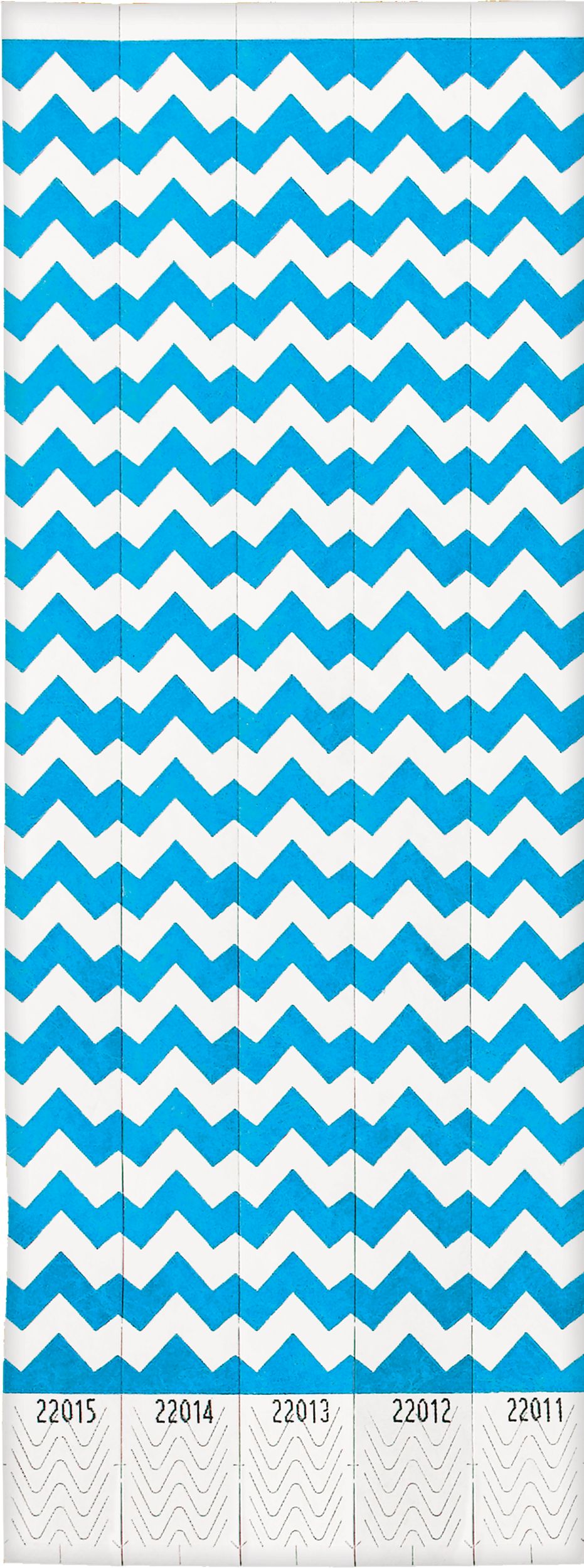 Chevron Waterproof Wristbands, 10-inch, 500-pk