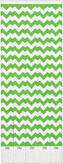Chevron Waterproof Wristbands, 10-inch, 500 Pack
