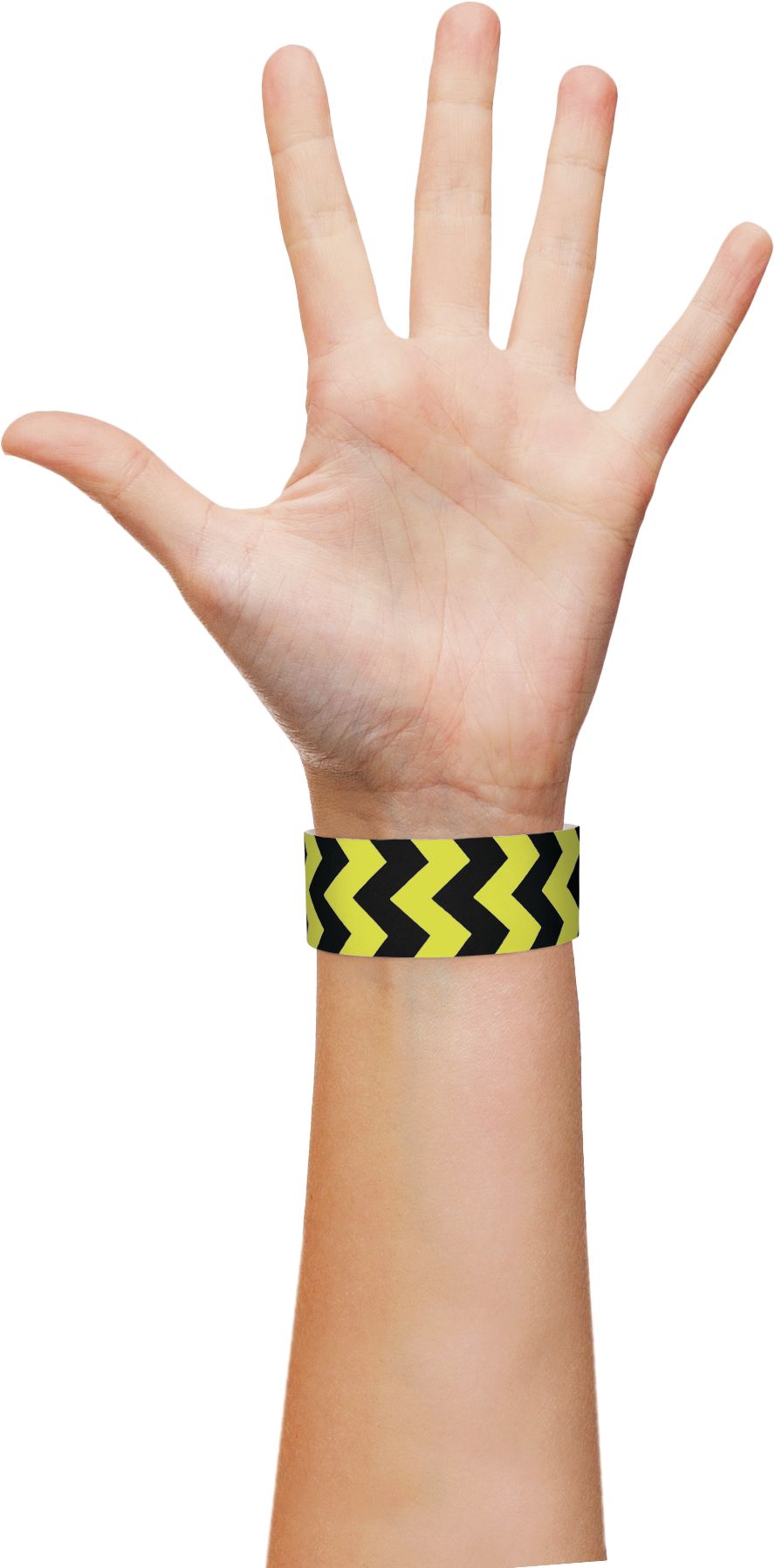 Waterproof Wristbands, Chevron, 10-inch, 500-pk