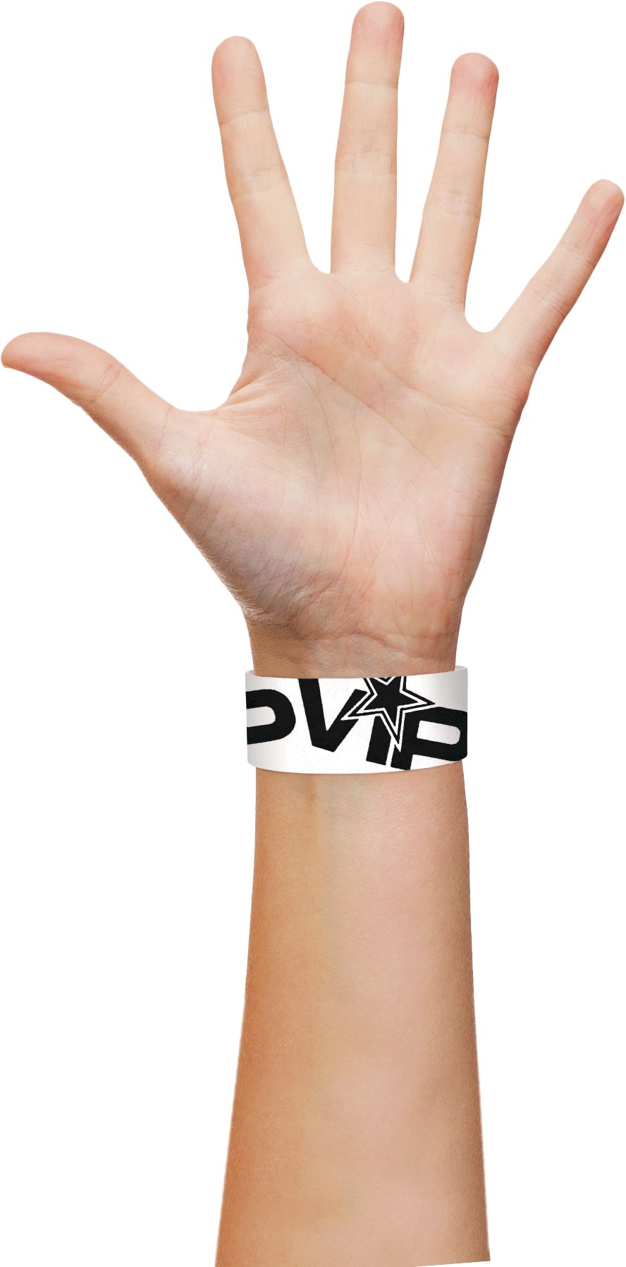 VIP Waterproof White Wristbands, 10-inch, 500-pk