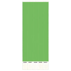 Solid Green Wristbands, 10 inch, 500-pack