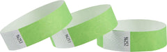 Solid Green Wristbands, 10 inch, 500-pack