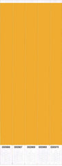 Orange Solid Wristbands, 10-inch, 500-pack