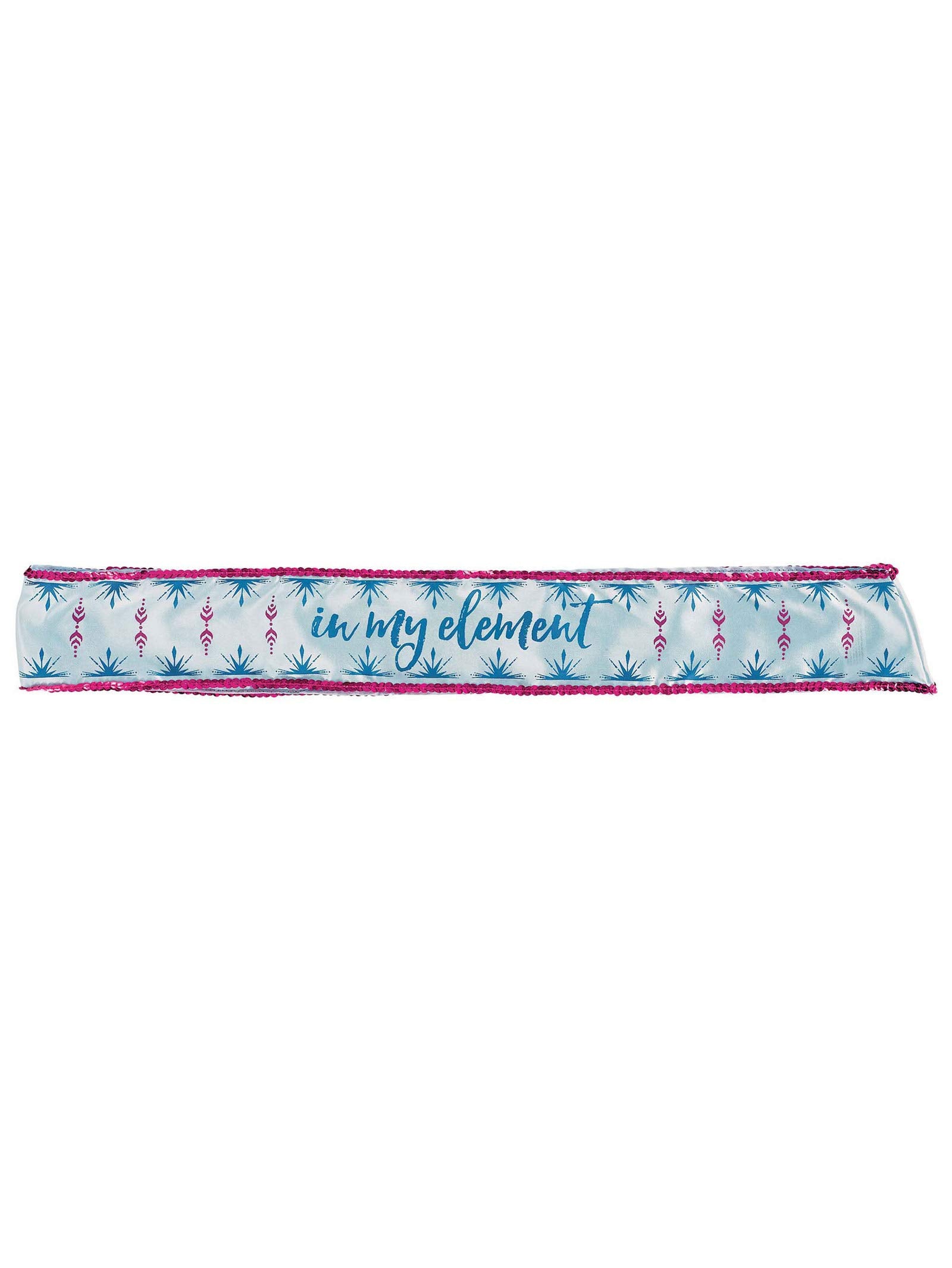 Disney Frozen Sequin Sash, Blue/Pink, One Size