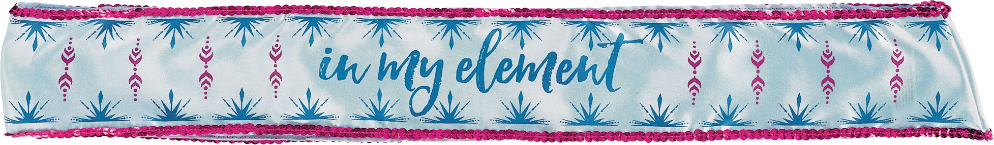 Disney Frozen Sequin Sash, Blue/Pink, One Size