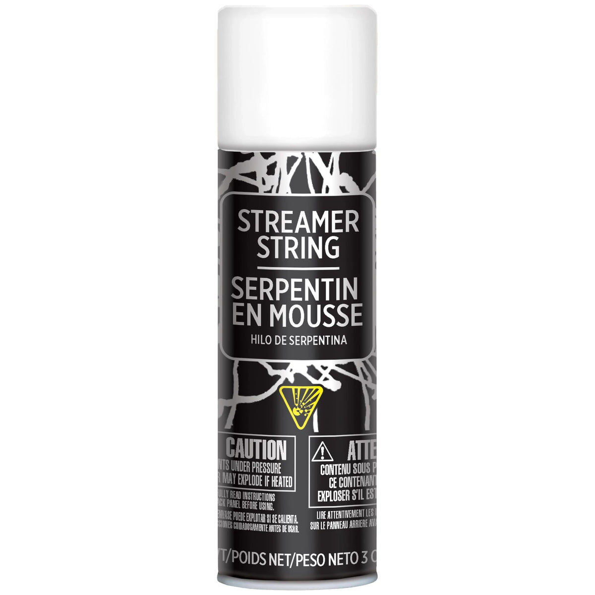 White Streamer String Spray, 3-ounce Can