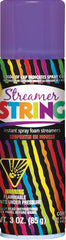 Aerosol Streamer String Spray, Assorted Colors, 3-oz