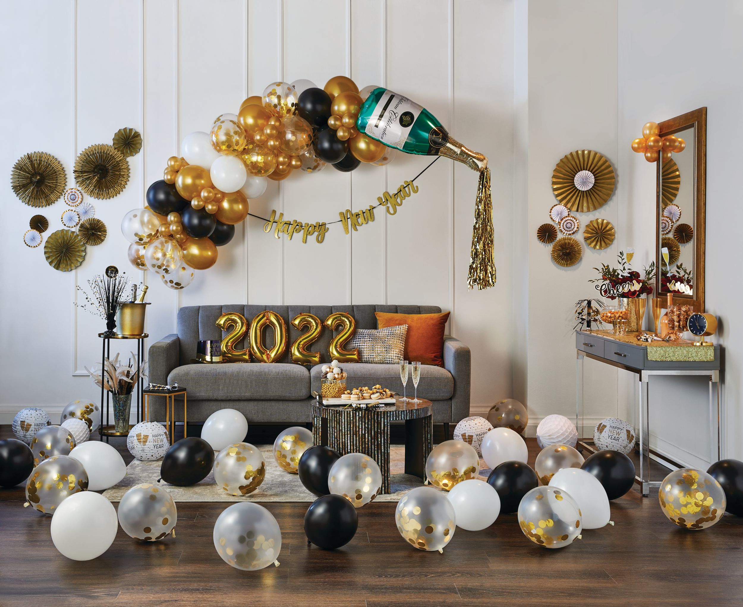 Plastic Reusable Champagne Flutes, Gold, 5-oz, 20-pk