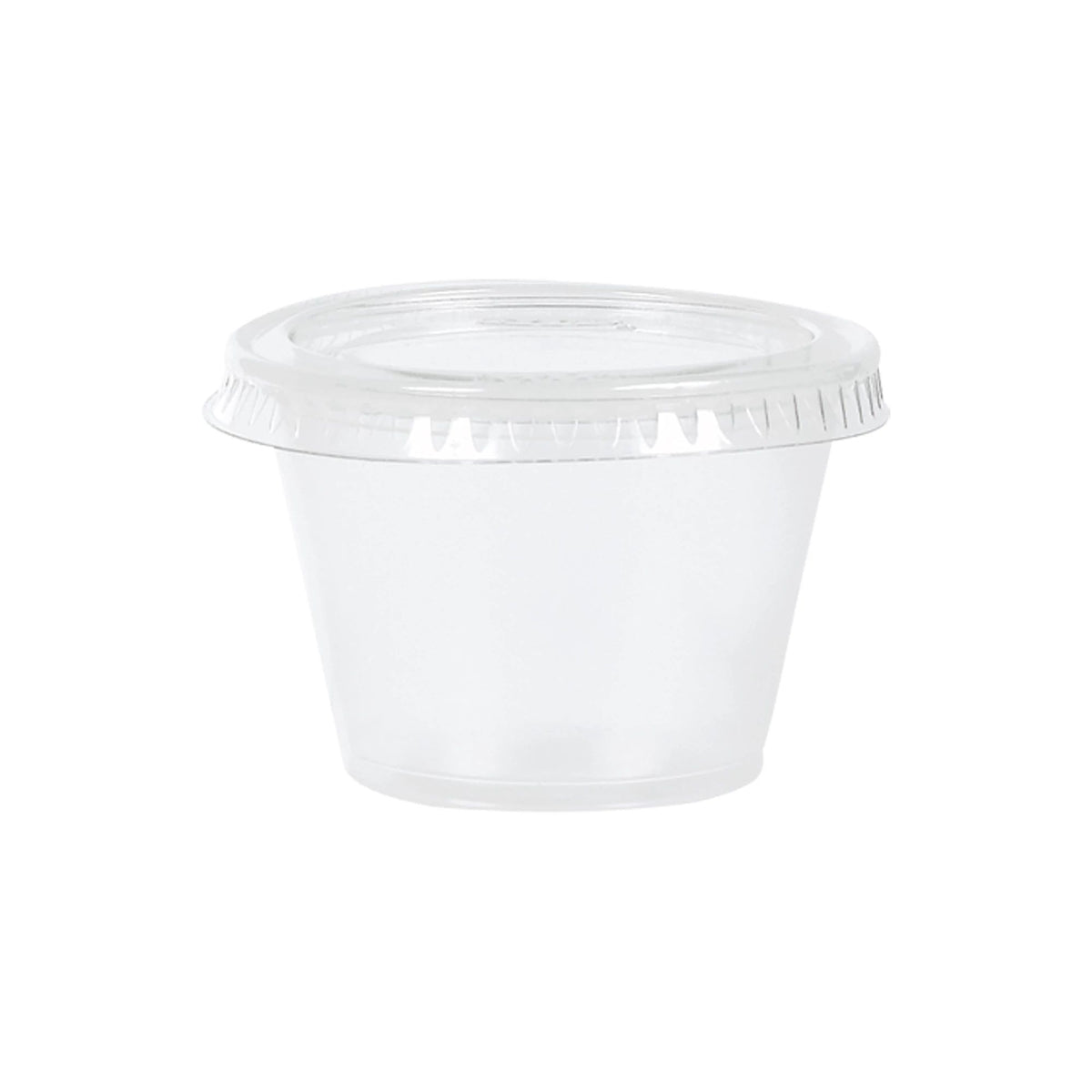 Plastic Jelly Shot Cups with Lids, Clear, 2.5-oz, 50-pk