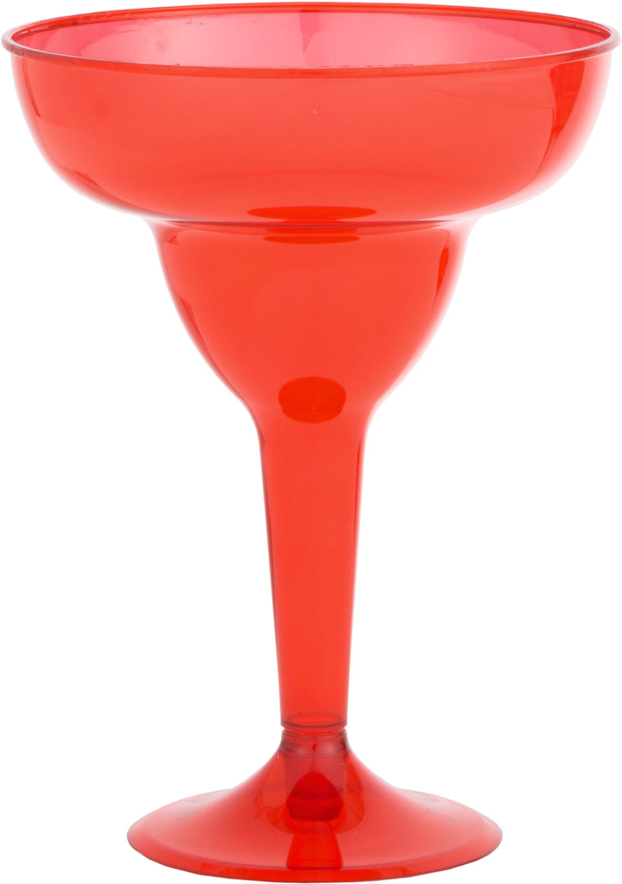 Plastic Reusable Margarita Glasses, Pink, 10-oz, 20-pk