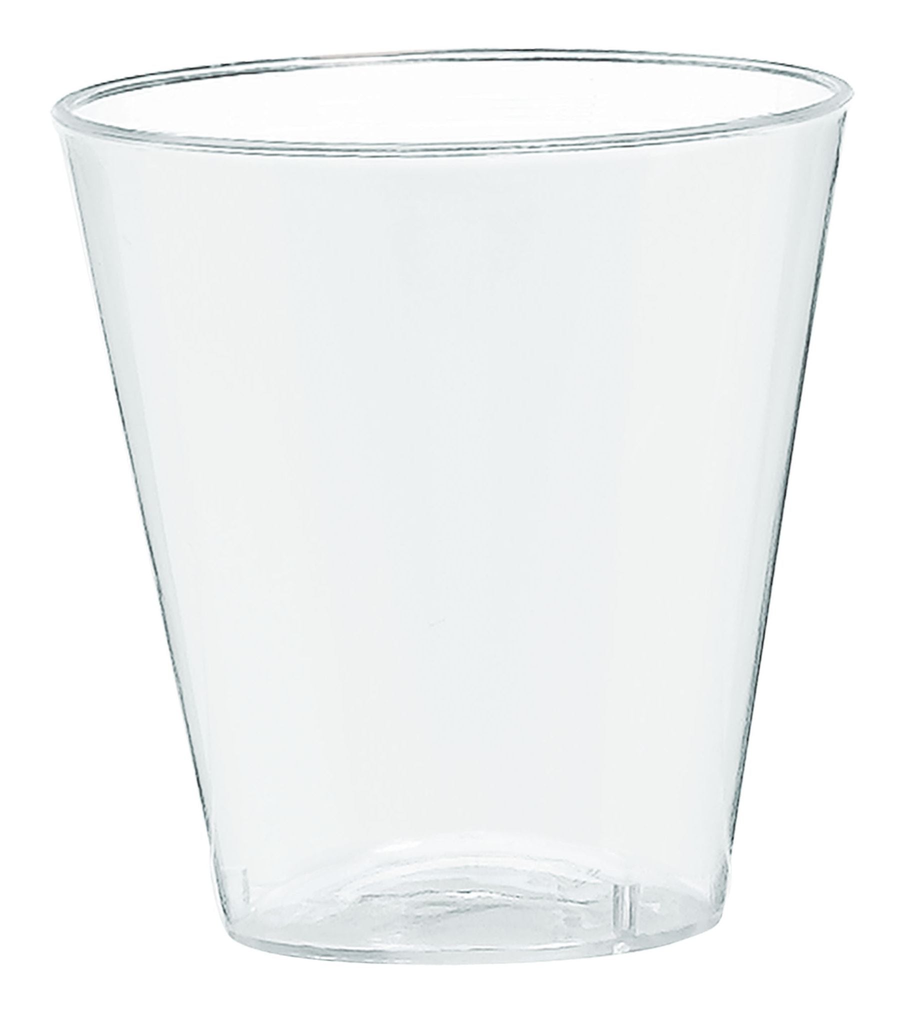 Big Party Pack Plastic Shot Glasses, Clear, 2-oz, 100-pk